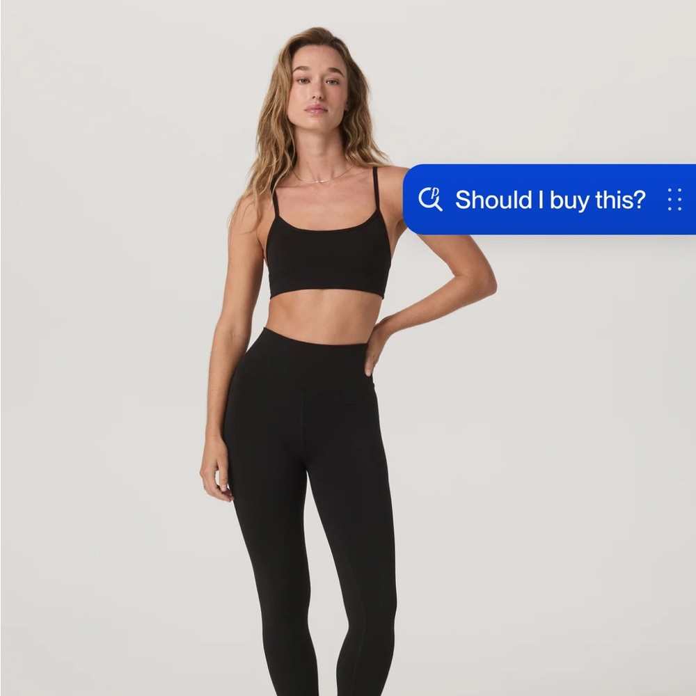 Vuori black all the feels  leggings 
bliss blend fabric